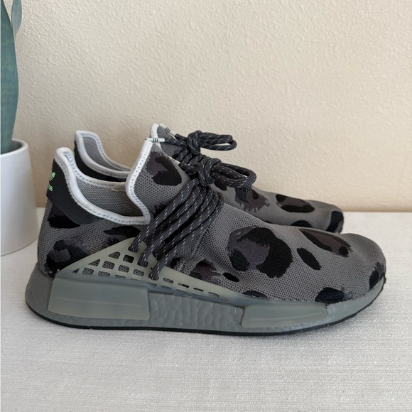 adidas Other - Adidas Gray and Black Patterned Mesh Athletic Sneakers